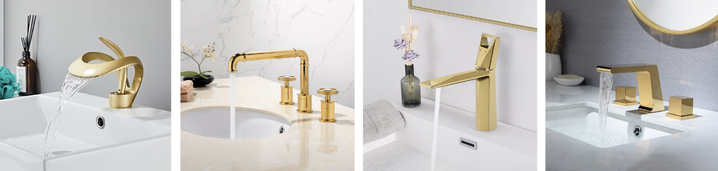 Gold Finish Faucets